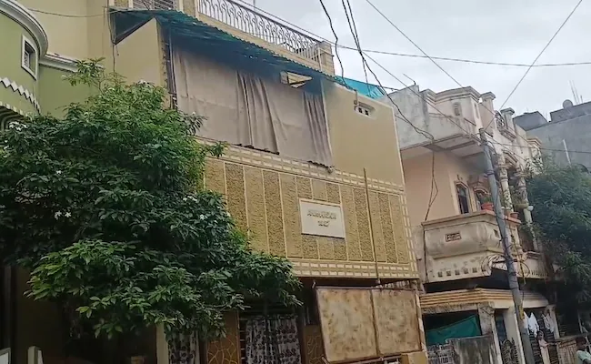 Mohammed Faizan's residence in Kanhar Mohalla in Saluja Colony area of Khandwa in Madhya Pradesh